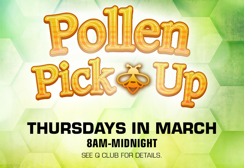 Pollen Pick Up Promo - April 2024