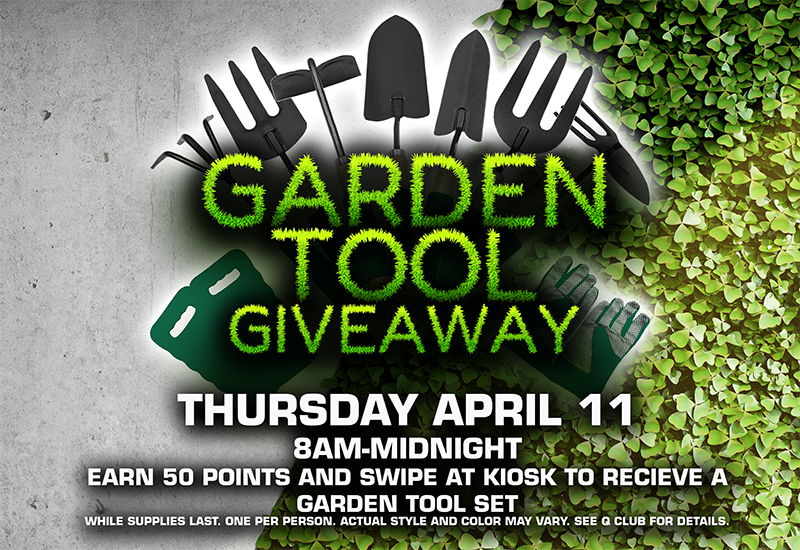 Garden Tool Giveaway - April 2024 Promo